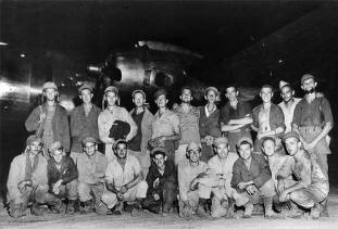 Group at Kwajalein Atoll
